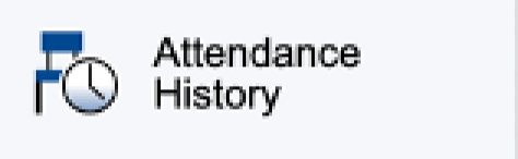 Attendance History option on PowerSchool Parent Portal Menu