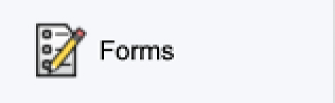 Forms option on PowerSchool Parent Portal Menu