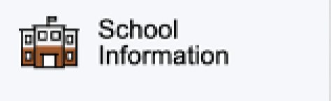 School Information option on PowerSchool Parent Portal Menu